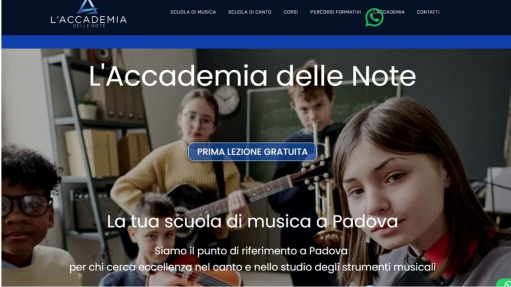 portfolio accademia delle note