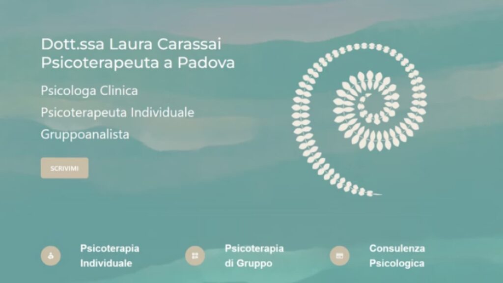 psicoterapeuta portfolio ragnatela digitale